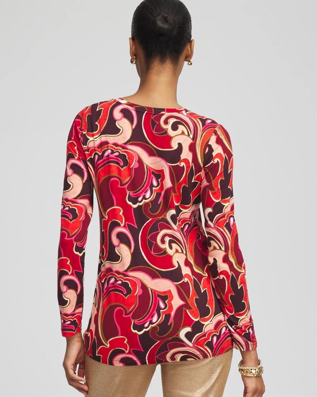 Touch of Cool Swirl Layering Tee - image 3